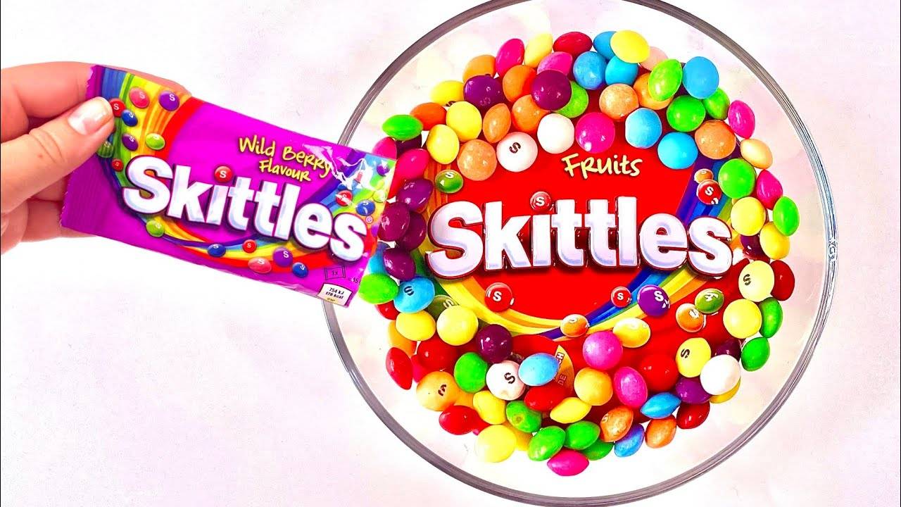 Веселые Мультики с Конфетами для Малышей Skittles Распаковка Шоколадных Конфет
