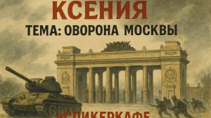 Ксения - Тема: Оборона Москвы #Спикеркафе