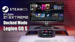 Docked Mode Gaming On The RYZEN Z1 Extreme Legion Go S Is Awesome!