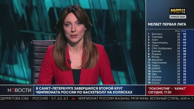 Репортаж на телеканале «МАТЧ» о II круге Чемпионата России по баскетболу на колясках 2025