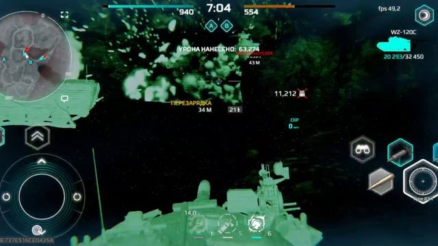 Обзор WZ120c [Часть1] Криты и ваншоты в MWT:Tank Battles смотреть онлайн