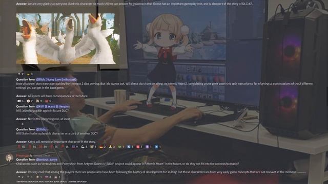 ATOMIC HEART - Ответы на вопросы. Q&A Session. 30.11.23. Discord смотреть онлайн