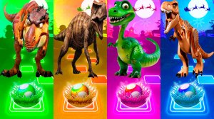 Динозавры - Мультики про Динозавров | МУЛЬТФИЛЬМЫ ДИНОЗАВРЫ в Tiles Hop 58 серия