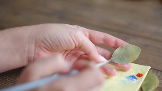 Эвкалипт из полимерной глины. Лепка