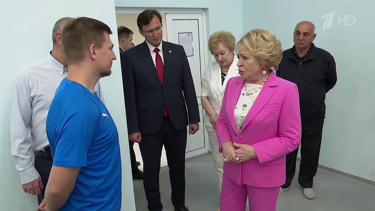 О роли спорта в восстановлении после ранений говорила в Кисловодске глава Совфеда