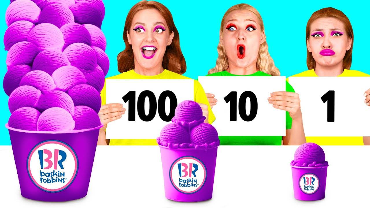 100 Слоев Еды Челлендж   Вкусные Кухонные Лайфхаки