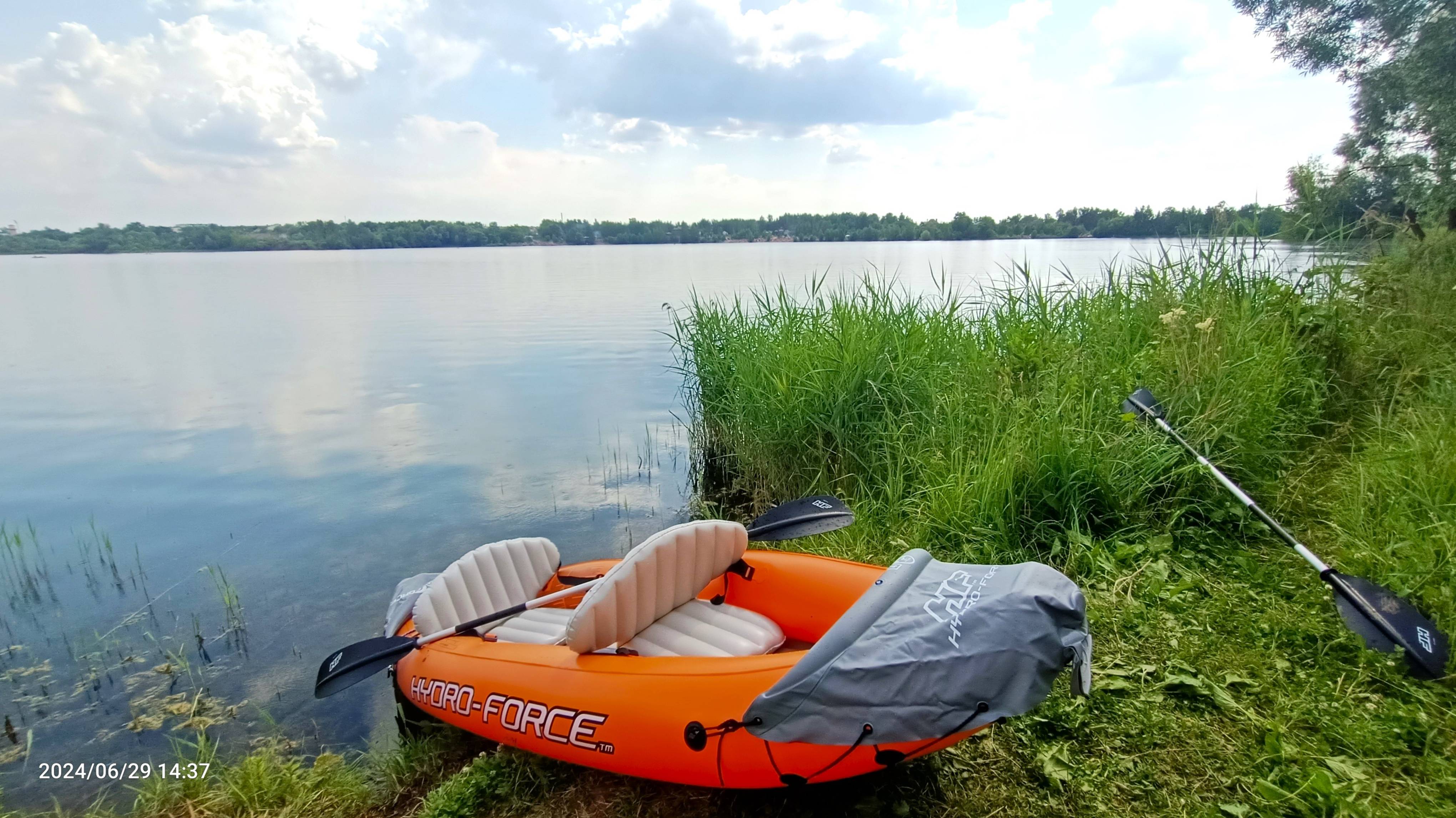 Каяк Hydro-Force Rapid X2. Испытание на открытой воде смотреть онлайн