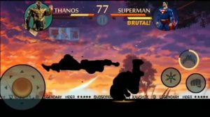 Танос против супермена