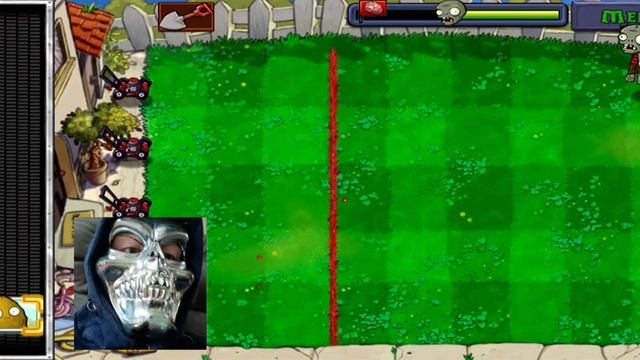 Plants vs Zombies - прохожу первую зону Day он любит попрыгать (1 смотреть онлайн