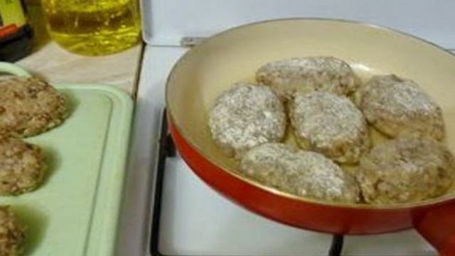 Гречишники с фаршем