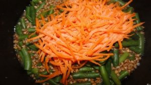 Гречка, тушенная с овощами