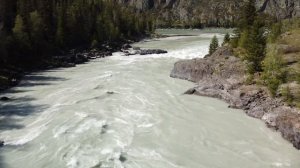 Горный Алтай. Слияние Аргута и Катуни