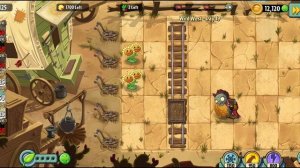 Уровень -19, Дикий Запад, Растения против Зомби-2