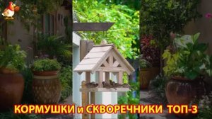 Кормушки и скворечники своими руками для птиц ТОП-3 (51) 🪚🪛🔨 Идеи для дачи и сада пошагово ❣️