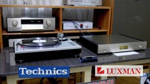 Technics SL-1200 MK3D + LUXMAN E-1