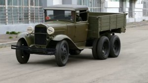 Динамический показ ГАЗ-ААА на выставке "Моторы войны".