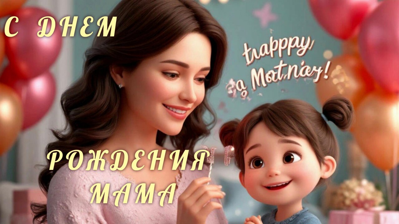 С днем рождения МАМА 🎂