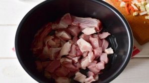 Гречка по-купечески со свининой в мультиварке