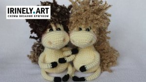 Схема Весёлые лошадки крючком. Амигуруми схемы и описания. Автор: Мария Романова