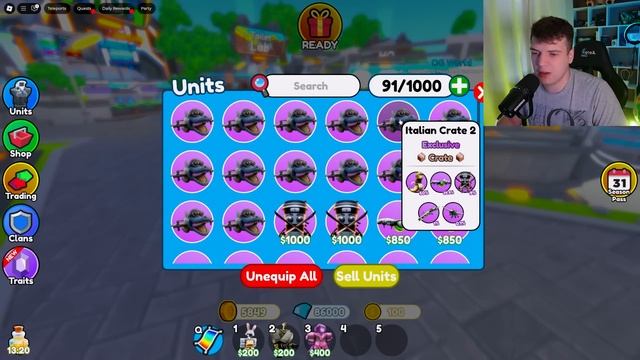 0.1% ШАНС! - Я ВЫБИЛ ЭТОГО МОНСТРА?! toilet tower defense ROBLOX смотреть онлайн