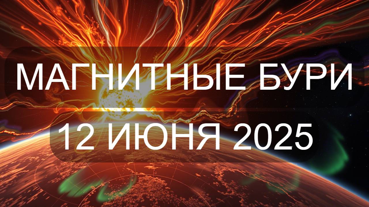 ⚠️ МАГНИТНЫЕ БУРИ 12 ИЮНЯ 2025 — ЭНЕРГЕТИЧЕСКИЙ ВЗРЫВ РЯДОМ! БУДЬ ГОТОВ! 🌪️