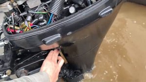 Запуск мотора Suzuki DF15, 2003 год.