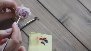 Розочка из полимерной глины. Лепка