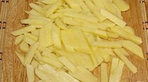 Картофель с маринованными грибами