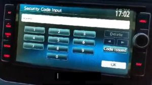 Код магнитолы Volkswagen Passat B7, фирмы Clarion