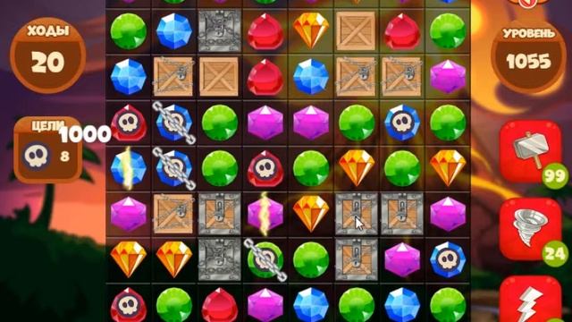 Сокровища Пиратов Уровень 1055 Без бонусов смотреть онлайн