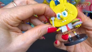 РАСПАКОВКА ИГРУШЕК - 15+мин «ГУБКА БОБ КВАДРАТНЫЕ ШТАНЫ»