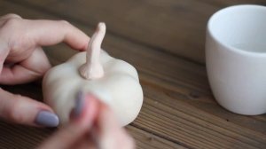 Тыква из полимерной глины. Лепка