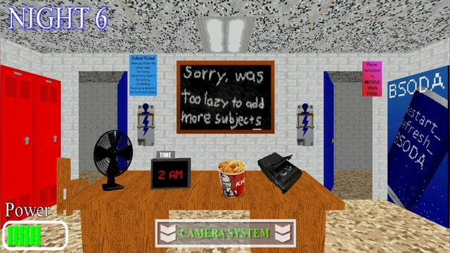 Five Nights At Baldi's Redone ночь 6 Demo смотреть онлайн