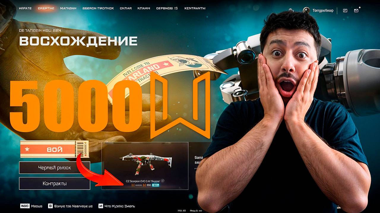 ЧТО Я СМОГ СОБРАТЬ ЗА 5000 МОНЕТ ЧЁРНОГО РЫНКА? | Событие Восхождение
