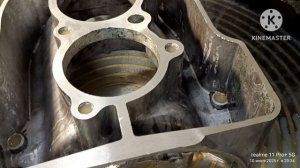 Шлифовка плоскостей смыкания корпуса прибалтийского компрессора на плоскошлифовальном станке SFWR630