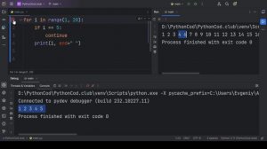 Как работает break и continue с циклом for в Python: