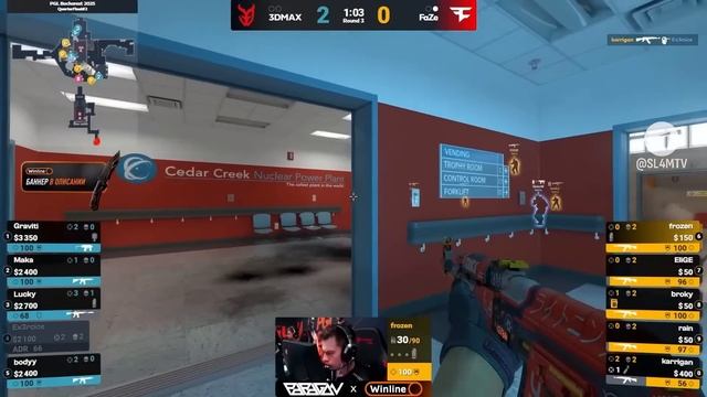 FaZe vs 3DMAX - PGL Bucharest 2025 - ЛУЧШИЕ МОМЕНТЫ CS2 | КРИВОЙ ЭФИР смотреть онлайн