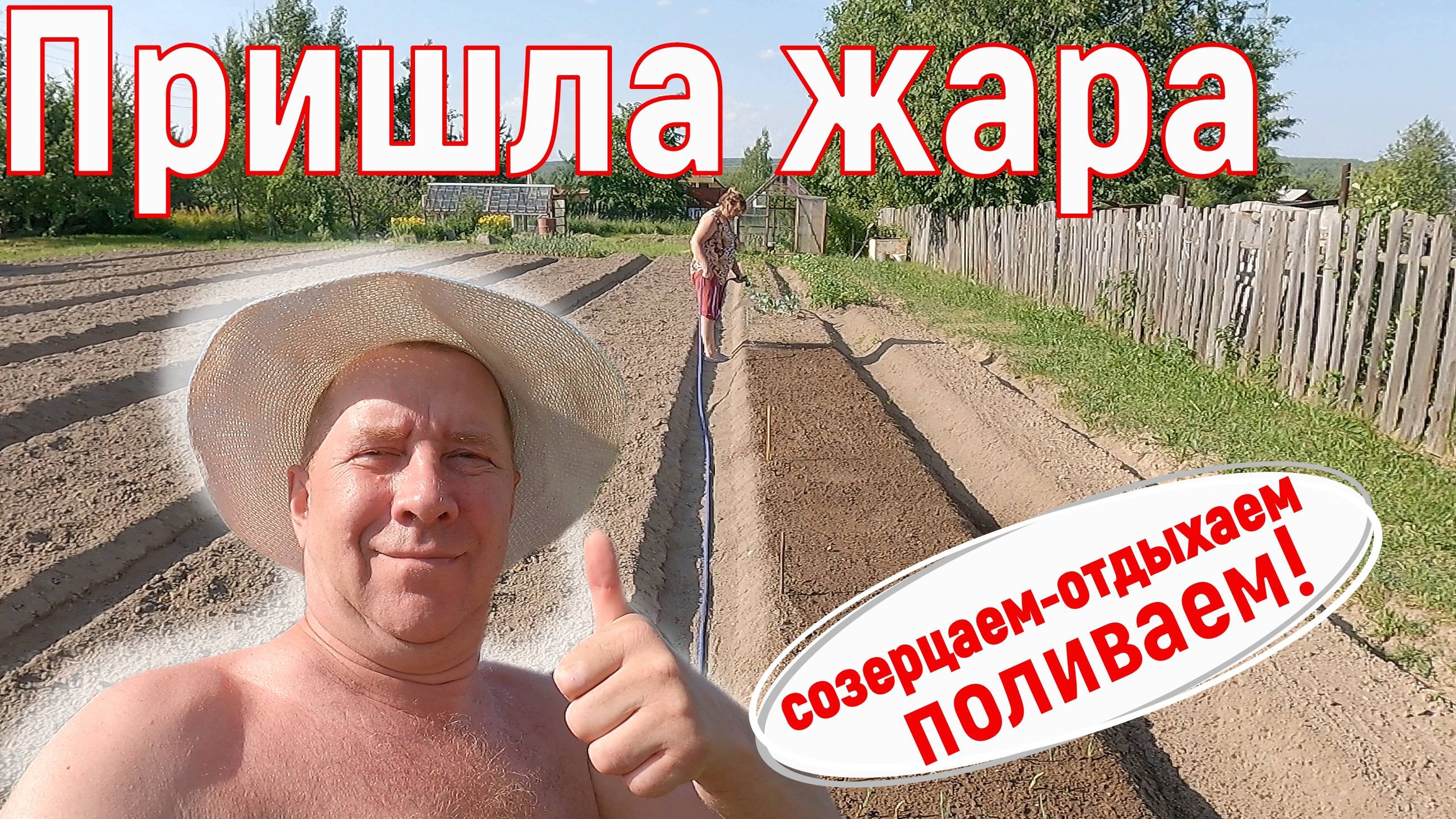 Жара в деревне. Огород, сезон 2025 год.