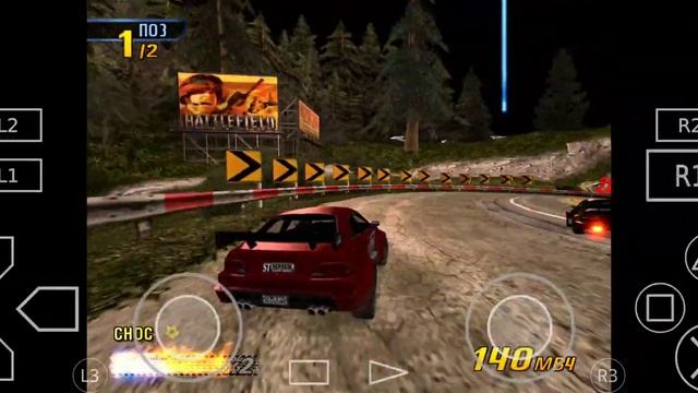 Burnout 3 Takedown (RUS) Gameplay на PS2 эмуляторе андроид 4206 смотреть онлайн