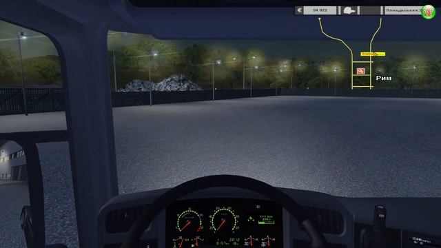 Euro Truck Simulator. Прохождение. Часть 19. смотреть онлайн