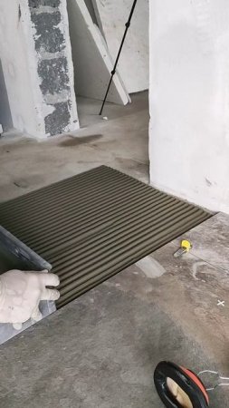 Укладка плитки.