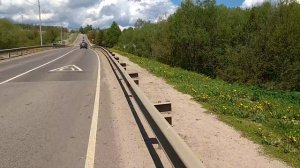 1133, 16.05.2021, Орловский район, мост, река Мезенка, Болховское шоссе, город Орёл, проезд по мосту