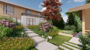 Ландшафтный дизайн участка "Лесная поляна"