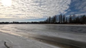 Ярославль - Река Которосль весной. Американский мост н