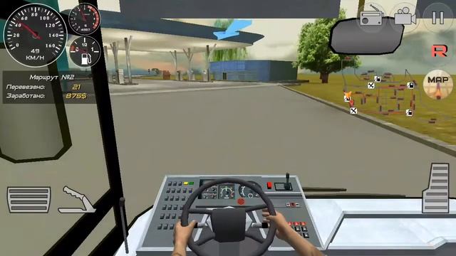 Bus Simulator 3D ОБЗОР#4 смотреть онлайн
