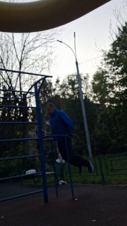 отжимания от брусьев 53+
