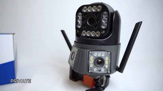 Тройна 4G камера за наблюдение,Ethernet или със SIM карта, 9MP,U смотреть онлайн