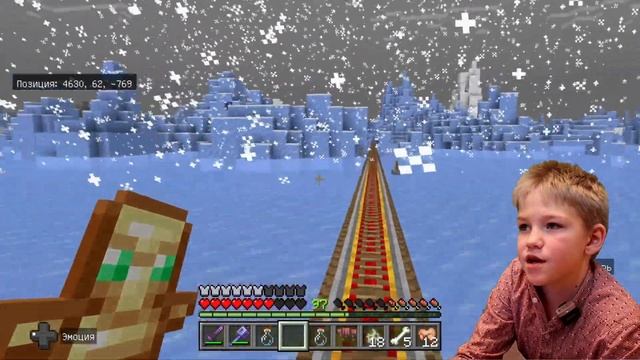 Зимняя деревня и новые виды собачек! Летсплей по майнк