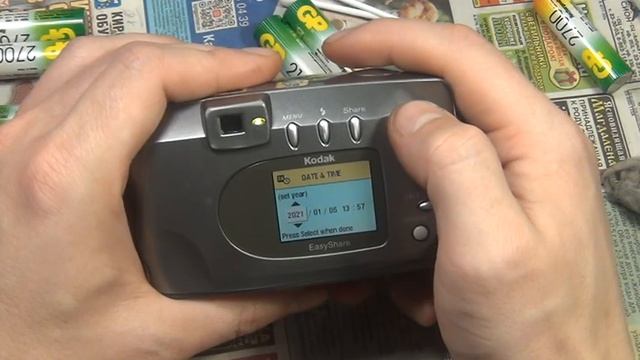 Небольшая чистка фотоаппарата Kodak CX4320 смотреть онлайн