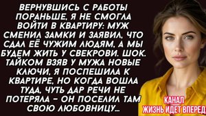 Муж сменил замки и заявил, что сдал её чужим людям, а мы будем жить у свекрови, но